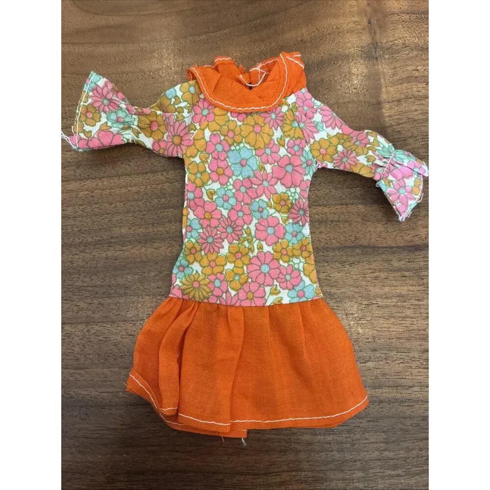Vintage Grant Exclusive 70s Barbie Flower Dress‎ Funtime Fashion Doll Mod Flower